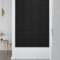 Preview: Wandpaneele 12 Stk. Schwarz 30x15 cm Kunstleder 0,54 m²