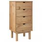 Preview: Schubladenschrank OTTA 45x39x90 cm Massivholz