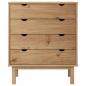 Preview: Schubladenschrank OTTA 76,5x39,5x90 cm Massivholz