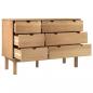 Preview: Schubladenschrank OTTA 111x43x73,5 cm Massivholz Kiefer