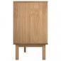 Preview: Schubladenschrank OTTA Braun & Grau 111x43x73,5 cm Massivholz