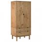 Preview: Kleiderschrank OTTA 76,5x53x172 cm Massivholz Kiefer