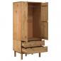 Preview: Kleiderschrank OTTA 76,5x53x172 cm Massivholz Kiefer