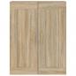 Preview: Wandschrank Sonoma-Eiche 69,5x32,5x90 cm Holzwerkstoff