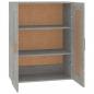 Preview: Wandschrank Betongrau 69,5x32,5x90 cm Holzwerkstoff