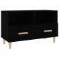 Preview: TV-Schrank Schwarz 80x36x50 cm Holzwerkstoff