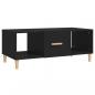 Preview: Couchtisch Schwarz 102x50x40 cm Holzwerkstoff