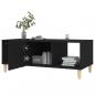 Preview: Couchtisch Schwarz 102x50x40 cm Holzwerkstoff