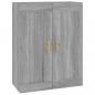 Preview: Wandschrank Grau Sonoma 69,5x32,5x90 cm Holzwerkstoff