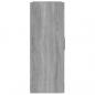 Preview: Wandschrank Grau Sonoma 69,5x32,5x90 cm Holzwerkstoff