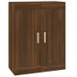 Preview: Wandschrank Braun Eichen-Optik 69,5x32,5x90 cm Holzwerkstoff