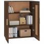 Preview: Wandschrank Braun Eichen-Optik 69,5x32,5x90 cm Holzwerkstoff