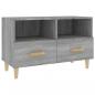 Preview: ARDEBO.de - TV-Schrank Grau Sonoma 80x36x50 cm Holzwerkstoff