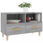 Preview: TV-Schrank Grau Sonoma 80x36x50 cm Holzwerkstoff