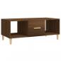 Preview: Couchtisch Braun Eichen-Optik 102x50x40 cm Holzwerkstoff