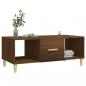 Preview: Couchtisch Braun Eichen-Optik 102x50x40 cm Holzwerkstoff