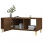 Preview: Couchtisch Braun Eichen-Optik 102x50x40 cm Holzwerkstoff