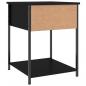 Preview: Nachttische 2 Stk. Schwarz 44x45x58 cm Holzwerkstoff