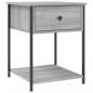 Preview: Nachttische 2 Stk. Grau Sonoma 44x45x58 cm Holzwerkstoff