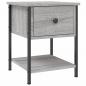 Preview: Nachttische 2 Stk. Grau Sonoma 34x35,5x45 cm Holzwerkstoff