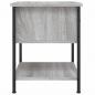 Preview: Nachttische 2 Stk. Grau Sonoma 34x35,5x45 cm Holzwerkstoff