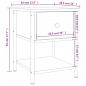 Preview: Nachttische 2 Stk. Sonoma-Eiche 34x35,5x45 cm Holzwerkstoff