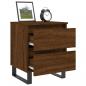 Preview: Nachttische 2 Stk. Braun Eichen-Optik 40x35x50 cm Holzwerkstoff