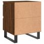 Preview: Nachttische 2 Stk. Braun Eichen-Optik 40x35x50 cm Holzwerkstoff