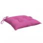 Preview: Stuhlkissen 6 Stk. Rosa 40x40x7 cm Stoff