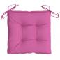 Preview: Stuhlkissen 6 Stk. Rosa 40x40x7 cm Stoff