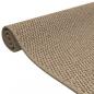 Preview: Teppichläufer Sisal-Optik Sandfarben 50x150 cm