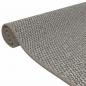 Preview: Teppichläufer Sisal-Optik Silbern 80x150 cm