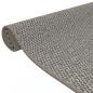 Preview: Teppichläufer Sisal-Optik Silbern 50x150 cm