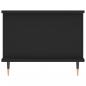 Preview: Couchtisch Schwarz 90x50x40 cm Holzwerkstoff