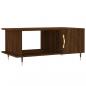 Preview: Couchtisch Braun Eichen-Optik 90x50x40 cm Holzwerkstoff