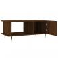 Preview: Couchtisch Braun Eichen-Optik 90x50x40 cm Holzwerkstoff