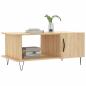 Preview: Couchtisch Sonoma-Eiche 90x50x40 cm Holzwerkstoff