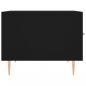 Preview: Couchtisch Schwarz 50x50x40 cm Holzwerkstoff