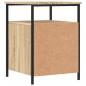 Preview: Nachttisch Sonoma-Eiche 44x45x60 cm Holzwerkstoff