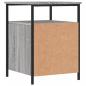 Preview: Nachttisch Grau Sonoma-Eiche 44x45x60 cm Holzwerkstoff