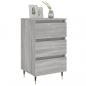 Preview: Nachttische 2 Stk. Grau Sonoma 40x35x69 cm Holzwerkstoff