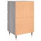 Preview: Nachttische 2 Stk. Grau Sonoma 40x35x69 cm Holzwerkstoff