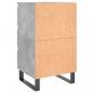 Preview: Nachttische 2 Stk. Betongrau 40x35x69 cm Holzwerkstoff