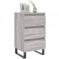 Preview: Nachttische 2 Stk. Grau Sonoma 40x35x69 cm Holzwerkstoff