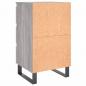 Preview: Nachttische 2 Stk. Grau Sonoma 40x35x69 cm Holzwerkstoff