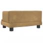 Preview: Hundebett Braun 60x40x30 cm Samt