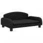 Preview: Hundebett Schwarz 70x45x30 cm Stoff