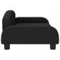 Preview: Hundebett Schwarz 70x45x30 cm Stoff