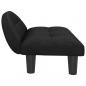 Preview: Hundebett Schwarz 70x52x30 cm Samt