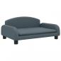 Preview: Hundebett Dunkelgrau 70x45x30 cm Stoff